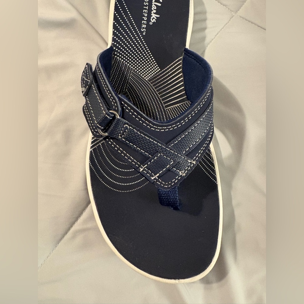 Clarks Women's Cloudsteppers Comfort Slides size 8M - Picture 11 of 13